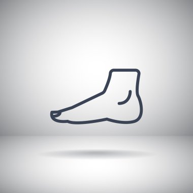 İnsan ayağı simgesi 