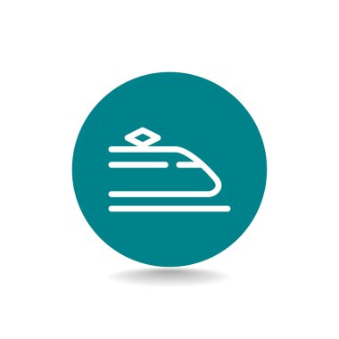 yolcu treni simgesi.