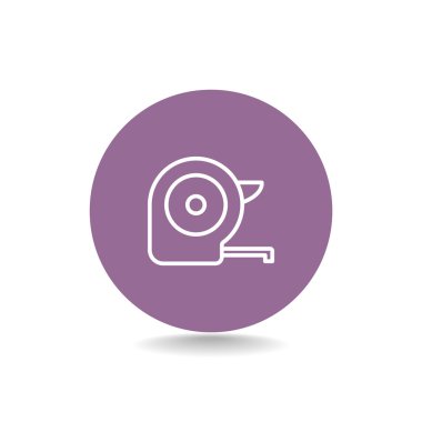 İnşaat mezura simgesi