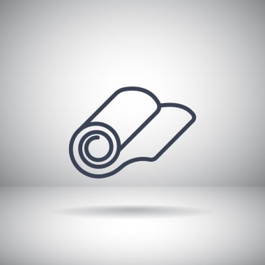 rulo duvar kağıdı simgesinin