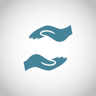 Yardım eller simgesini