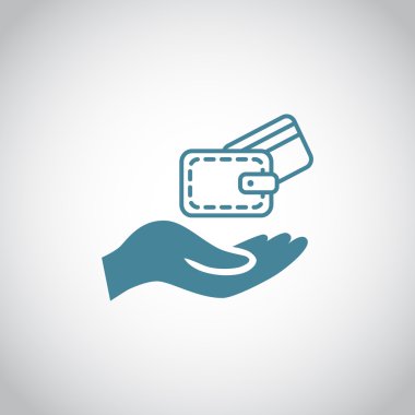 M-cüzdan'el simgesi.