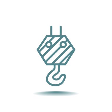 Yapı vinci kancası simgesi