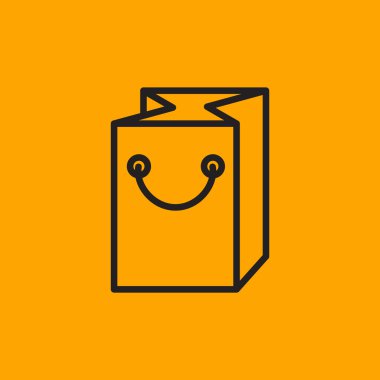 kağıt ambalaj ya da çanta simgesi