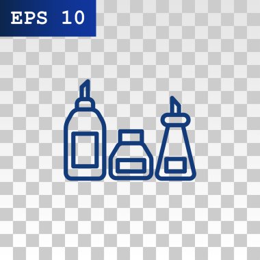 mutfak şişe set simgesi  