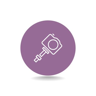 Monopod ile fotoğraf makinesi için selfie