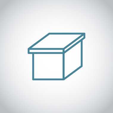 paket karton kutu simgesi