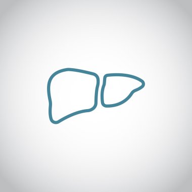  karaciğer organ simgesi