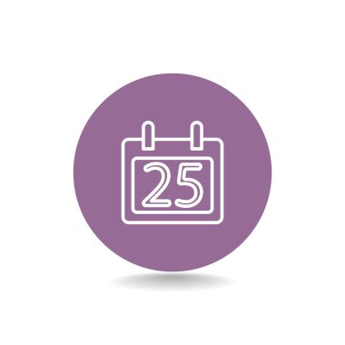 25 Aralık takvim simgesini