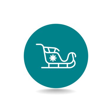 Noel Baba kızağı simgesi