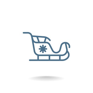 Noel Baba kızağı simgesi