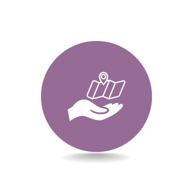 Konumu harita simgesi.