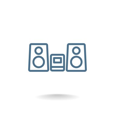 ev ses sistemi simgesi