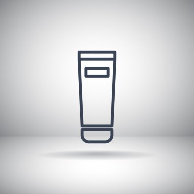 Jel, köpük veya sıvı sabun şişe simgesi