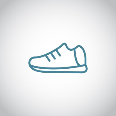 spor ayakkabı simgesi