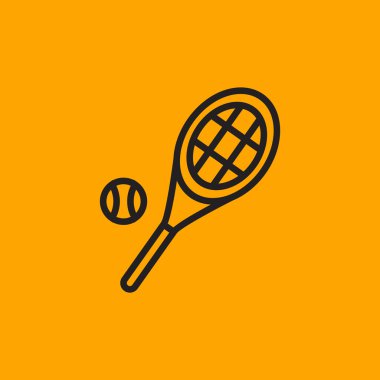 Tenis raketi topu simgesiyle