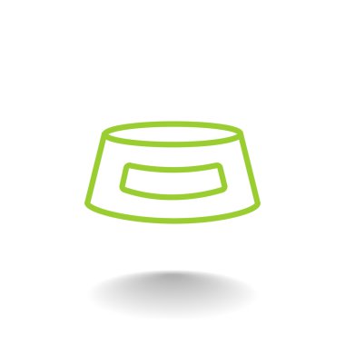 kase için gıda hayvan simgesi