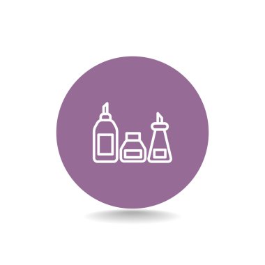 mutfak şişe set simgesi  