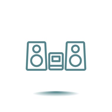 ev ses sistemi simgesi