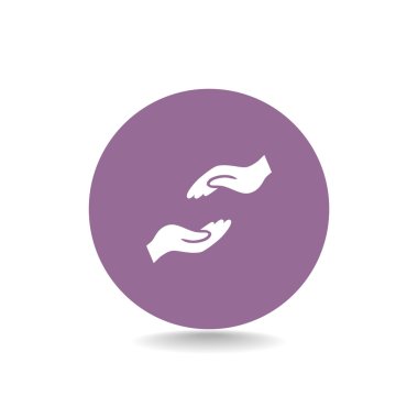 Yardım eller simgesini