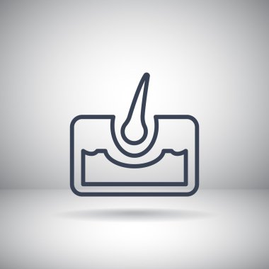 insan saçı simgesi 