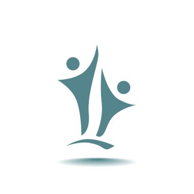 İki insan siluetleri