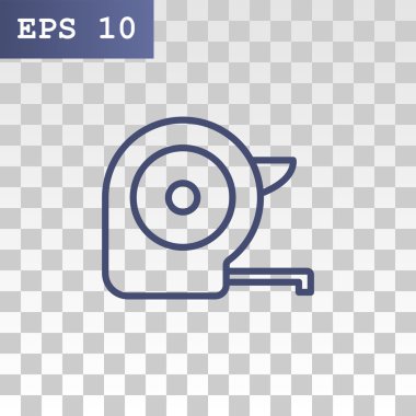 İnşaat mezura simgesi