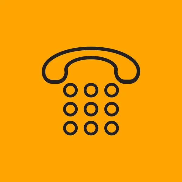 Ícone do receptor de telefone — Vetor de Stock