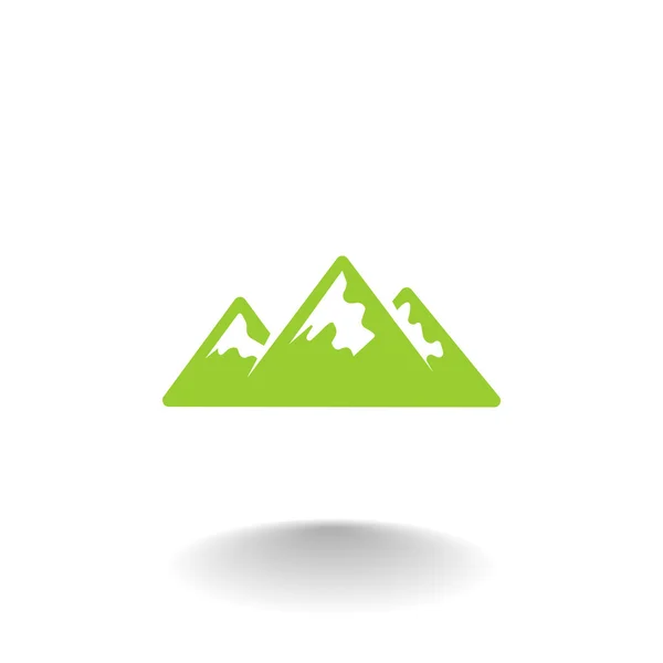 Mountains web icon — Stock Vector