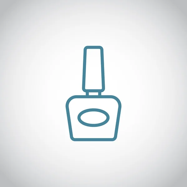 Cosmetische fles sjablonen pictogram — Stockvector