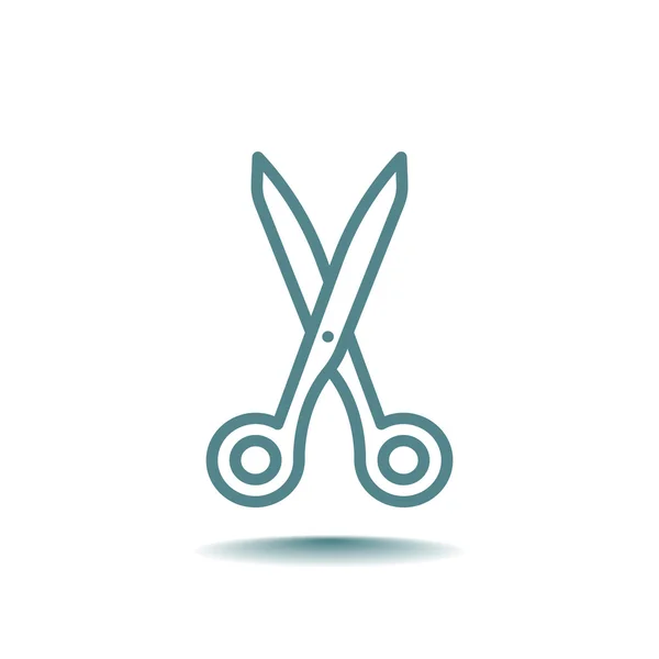 Tijeras icono de la herramienta — Vector de stock
