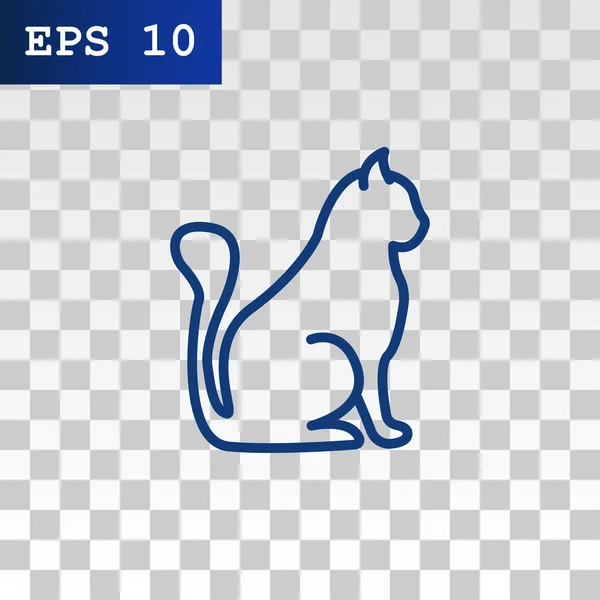 Katzen-Haustier-Symbol — Stockvektor