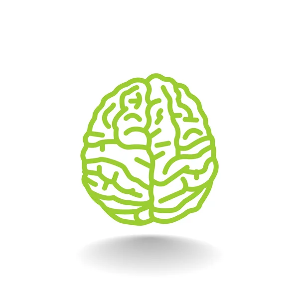 Ikona ludzkiego mózgu — Wektor stockowy