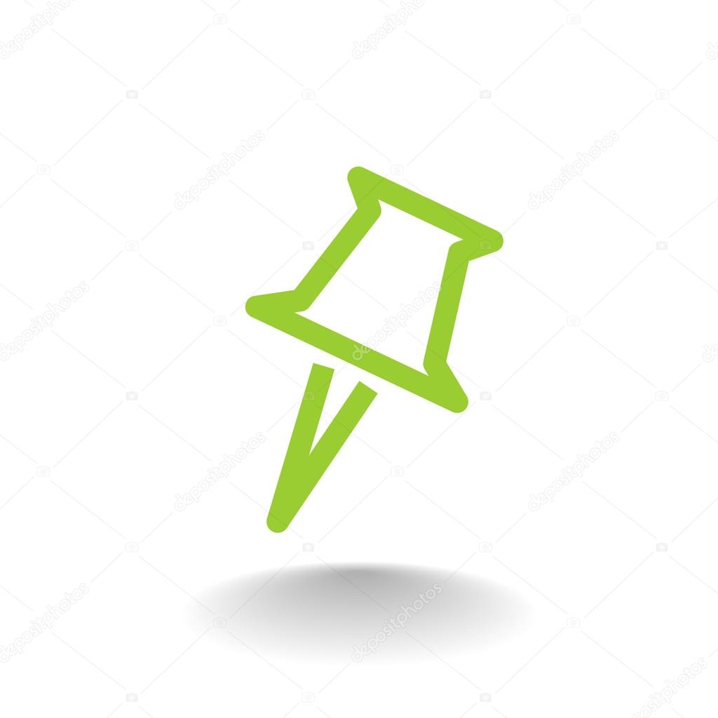 Pushpin attachment icon