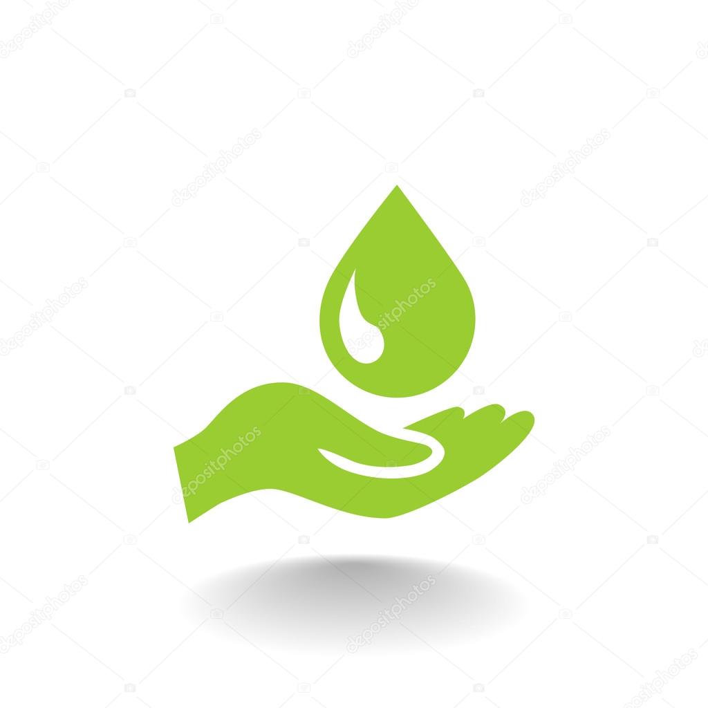 hand with drop icon