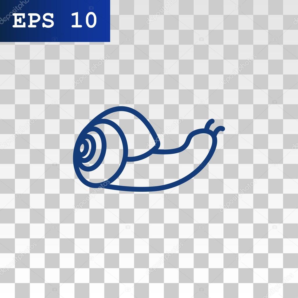 cute cartoon snail icon