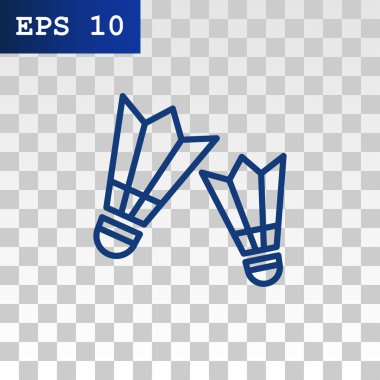 Badminton shuttlecocks simgesi.  