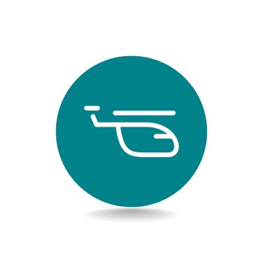 Helikopter uçak simgesi