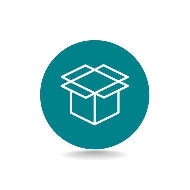 paket karton kutu simgesi