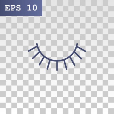 Maskara kirpik simgesi