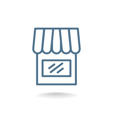 dükkan ya da mağaza simgesi