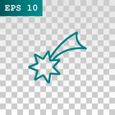 Noel yıldızı simge. 