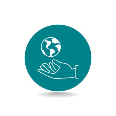 Dünya sigorta el simgesi