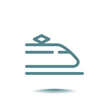 yolcu treni simgesi.