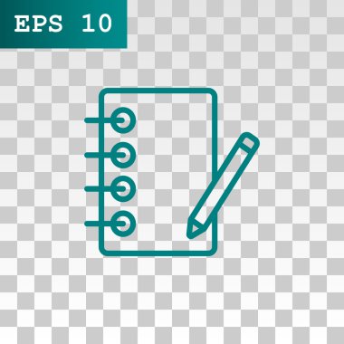 defter kalem simgesi ile