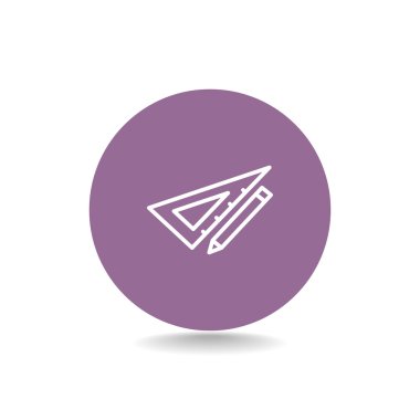 Cetvel simgesi olan kalem