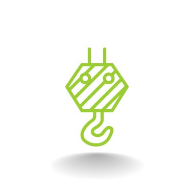 Yapı vinci kancası simgesi