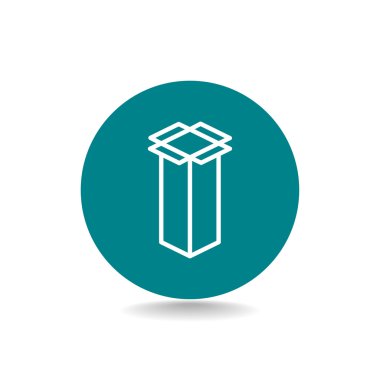 paket karton kutu simgesi