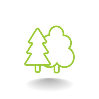  Orman ağaçları simgesi