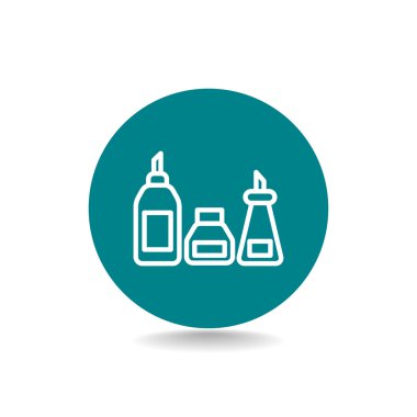 mutfak şişe set simgesi  